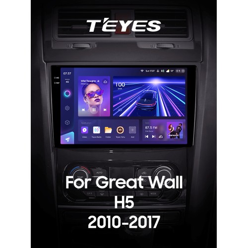 Штатна магнітола Teyes CC3 6+128 Gb з коловим оглядом 360° Great Wall Hover Haval H5 1 2010-2017 9" 2k