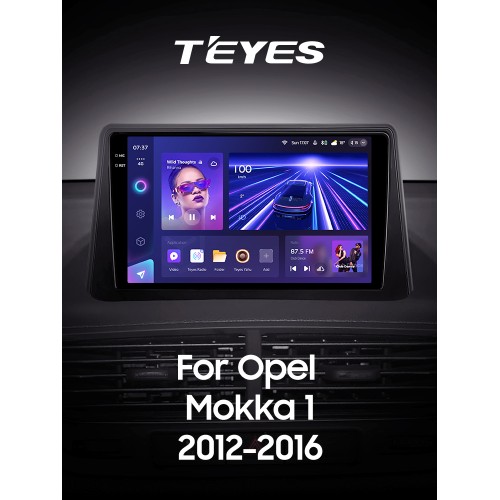 Штатна магнітола Teyes CC3 6+128 Gb з коловим оглядом 360° Opel Mokka 1 2012-2016 9" 2k