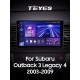Штатна магнітола Teyes CC3 6+128 Gb з коловим оглядом 360° Subaru Outback 3 Legacy 4 2003-2009 9" 2k
