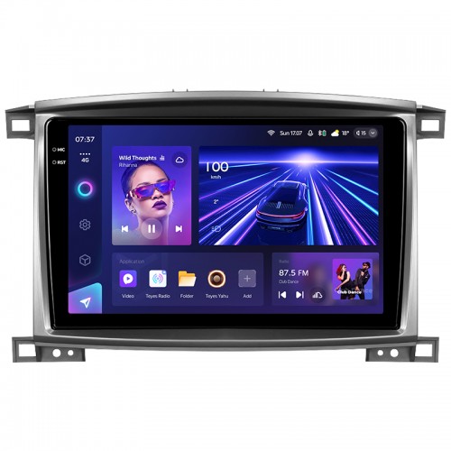 Штатна магнітола Teyes CC3 6+128 Gb Toyota Land Cruiser LC 100-B 2002-2007 (C) 10" 2k (L2)