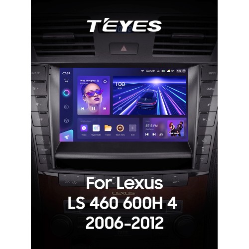 Штатна магнітола Teyes CC3 6+128 Gb Lexus LS460 LS600H XF40 4 lV 2006-2012 (A) 9" 2k (L3)