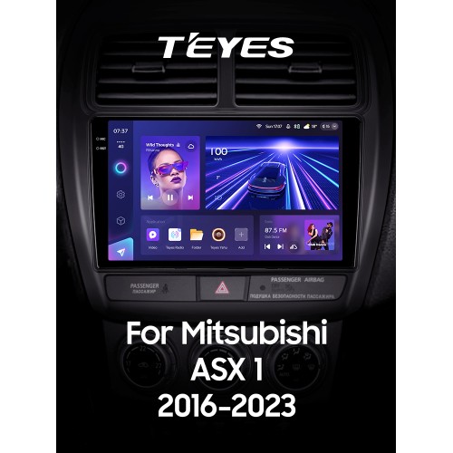 Штатна магнітола Teyes CC3 6+128 Gb Mitsubishi ASX 1 (Left hand drive) 2016-2023 (B) 9" 2k