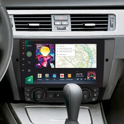 Штатна магнітола SIGMA PRO 9464 ANDROID 10 4+64 Gb 4G DSP BMW 3 E90 E91 E92 E93 2005-2013 9"