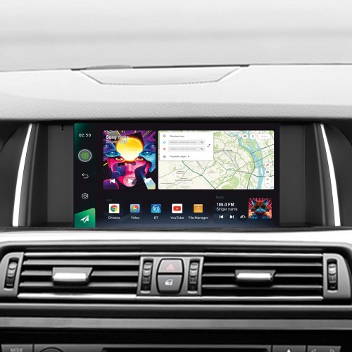 Штатна магнітола SIGMA PRO 9464 ANDROID 10 4+64 Gb 4G DSP BMW 5 Series F10 F11 CIC 2009-2013 9" (L3)