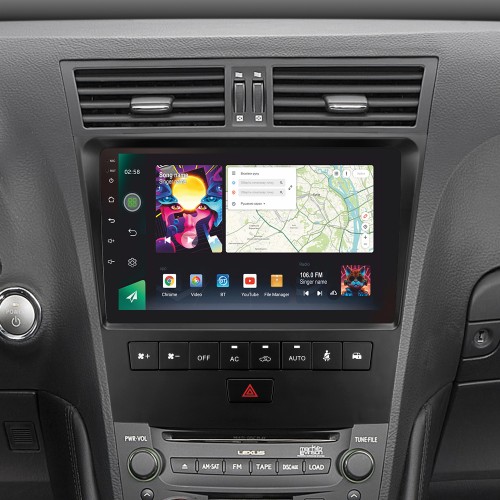 Штатна магнітола SIGMA PRO 9464 ANDROID 10 4+64 Gb 4G DSP Lexus GS300 S190 GS350 GS400 GS430 GS450h GS460 GS 300 III 3 350 400 430 450h 460 04-11 9"L3