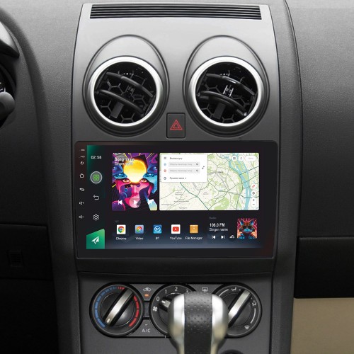 Штатна магнітола SIGMA PRO 9464 ANDROID 10 4+64 Gb 4G DSP Nissan Qashqai 1 J10 2006-2013 (F2) 9"