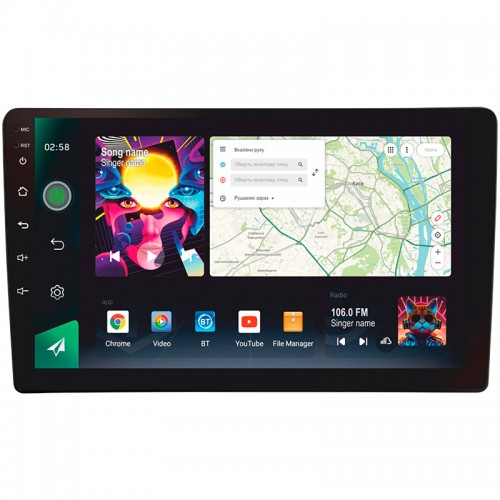 Штатна магнітола SIGMA PRO 9464 ANDROID 10 4+64 Gb 4G DSP Opel Zafira B 2005-2014 For Opel Astra H (F2) 2004-2014 9"