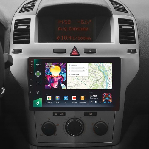 Штатна магнітола SIGMA PRO 9464 ANDROID 10 4+64 Gb 4G DSP Opel Zafira B 2005-2014 For Opel Astra H (F2) 2004-2014 9"