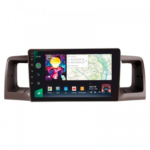Штатна магнітола SIGMA PRO 9464 ANDROID 10 4+64 Gb 4G DSP Toyota Corolla E130 E120 2000-2004 9"