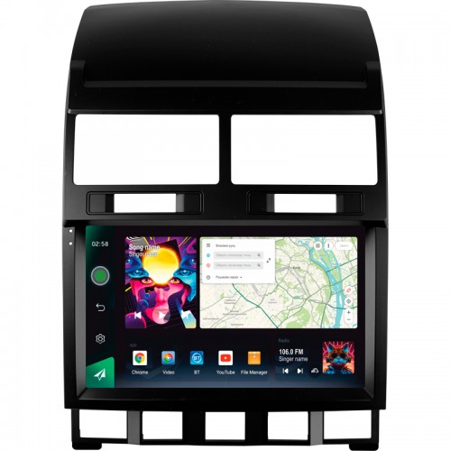 Штатна магнітола SIGMA PRO 9464 ANDROID 10 4+64 Gb 4G DSP Volkswagen Touareg GP 2002-2010 (F1) 9"