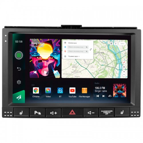 Штатна магнітола SIGMA PRO 9464 ANDROID 10 4+64 Gb 4G DSP Volkswagen Touareg GP 2002-2010 (F2) 9" (L3)