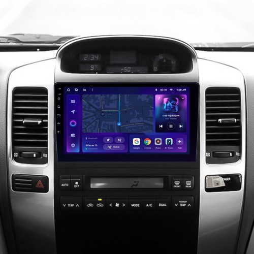 Штатна магнітола AMS MOSS M2 4+32 Gb Toyota Land Cruiser Prado 120 3 III For Lexus GX470 GX 470 J120 2002-2009 (F1) (B) 9"