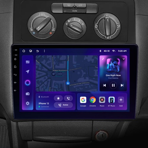 Штатна магнітола AMS MOSS M2 4+32 Gb Volkswagen Caddy 2K 3 III 2004 - 2010 10"