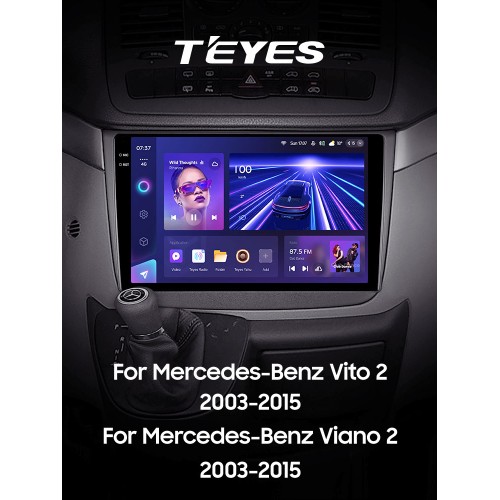 Штатна магнітола Teyes CC3 4+64 Gb Mercedes-Benz Vito 2 Viano 2 W639 2003-2015 10" 2k