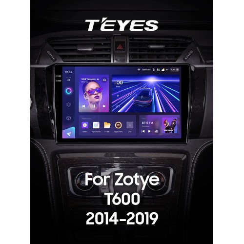 Штатна магнітола Teyes CC3 4+64 Gb Zotye T600 2014-2019 10" 2k