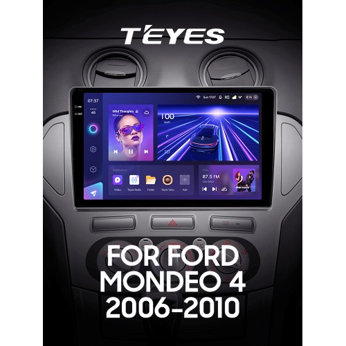 Штатна магнітола Teyes CC3 6+128 Gb Ford Mondeo 4 2006-2010 10" 2k