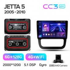 Штатна магнітола Teyes CC3 6+128 Gb Volkswagen Jetta 5 2005-2010 (F3) 10" 2k Штатна магнітола Teyes CC3 6+128 Gb Volkswagen Jetta 5 2005-2010 (F3) 10" 2k