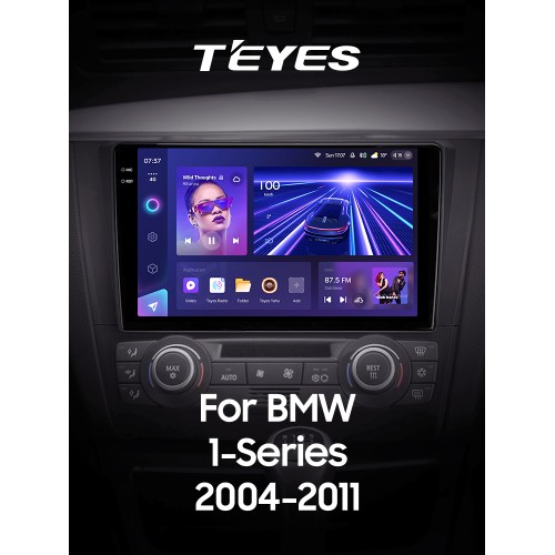 Штатна магнітола Teyes CC3 6+128 Gb з коловим оглядом 360° BMW 1 E88 E82 E81 E87 2004-2011 (F1) 9" 2k (L2)
