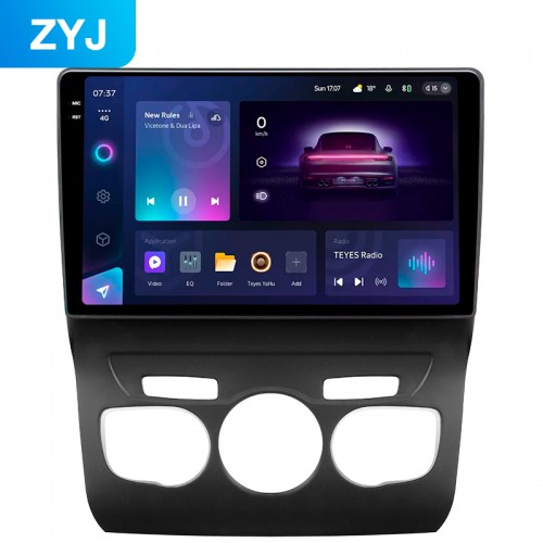 Штатна магнітола Teyes CC3 6+128 Gb з коловим оглядом 360° Citroen C4 2 B7 (ZYJ) 2013-2016 10" 2k