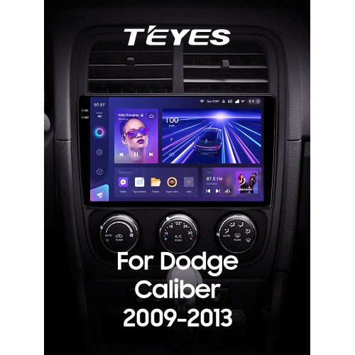 Штатна магнітола Teyes CC3 6+128 Gb з коловим оглядом 360° Dodge Caliber PM 2009 - 2013 9" 2k (L2)
