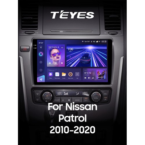 Штатна магнітола Teyes CC3 6+128 Gb з коловим оглядом 360° Nissan Patrol 6 Y62 2010-2020 (F2) 10" 2k