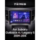 Штатна магнітола Teyes CC3 6+128 Gb з коловим оглядом 360° Subaru Outback 4 Legacy 5 2009-2014 9" 2k