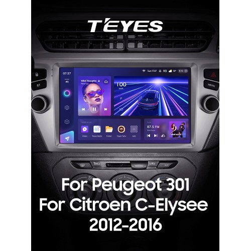 Штатна магнітола Teyes CC3 4+64 Gb Peugeot 301 For Citroen C-Elysee CElysee (1 Din) 2012-2016 (F1) 9" 1din 2k (L1) Штатна магнітола Teyes CC3 4+64 Gb Peugeot 301 For Citroen C-Elysee CElysee (1 Din) 2012-2016 (F1) 9" 1din 2k (L1)
