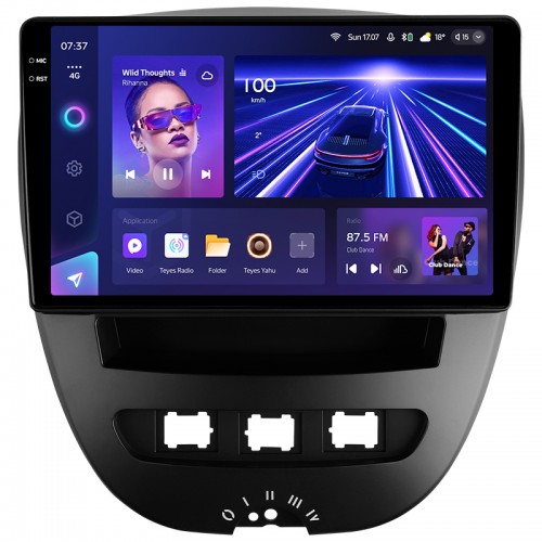 Штатна магнітола Teyes CC3 6+128 Gb з коловим оглядом 360° Peugeot 107 Toyota Aygo 2005-2014 10" 2k Штатна магнітола Teyes CC3 6+128 Gb з коловим оглядом 360° Peugeot 107 Toyota Aygo 2005-2014 10" 2k