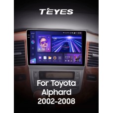 Штатна магнітола Teyes CC3 6+128 Gb Toyota Alphard 1 H10 2002-2005 (F1) 9" 2k