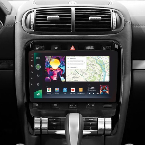 Штатна магнітола SIGMA PRO 9464 ANDROID 10 4+64 Gb 4G DSP Porsche Cayenne I 1 9PA 2002-2010 9" (L1)