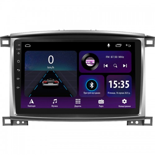 Штатна магнітола SIGMA E10232 ANDROID 10 2+32 Gb Toyota Land Cruiser LC 100-B 2002-2007 (C) 10" (L2)