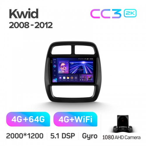 Штатна магнітола Teyes CC3 4+64 Gb Renault KWID 2015-2019 9" 2k (L1) Штатна магнітола Teyes CC3 4+64 Gb Renault KWID 2015-2019 9" 2k (L1)