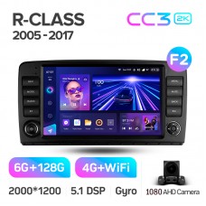 Штатна магнітола Teyes CC3 6+128 Gb Mercedes Benz R-Class W251 R280 R300 R320 2005-2017 button (F2) 9" 2k (L1)