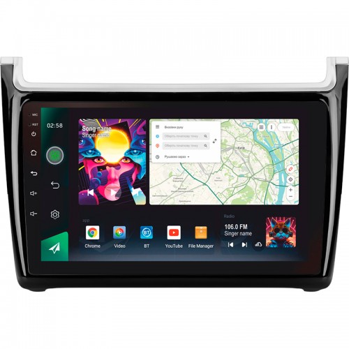 Штатна магнітола SIGMA PRO 9464 ANDROID 10 4+64 Gb 4G DSP Volkswagen POLO 5 (F1) 2008-2020 9" Штатна магнітола SIGMA PRO 9464 ANDROID 10 4+64 Gb 4G DSP Volkswagen POLO 5 (F1) 2008-2020 9"