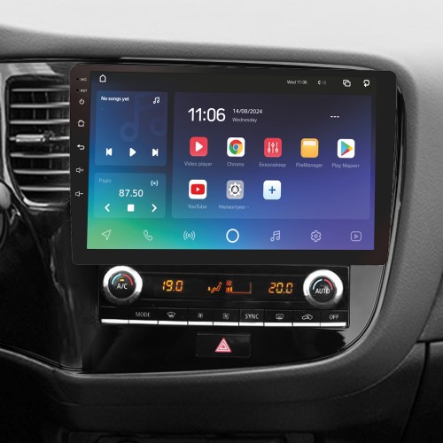 Штатна магнітола SIGMA PRO 10432 ANDROID 10 4+32 Gb 4G DSP Mitsubishi Outlander 3 III GF0W GF0W GG0W 2018 - 2021 10"