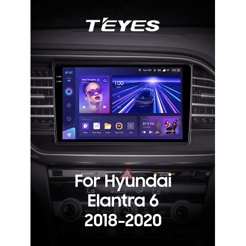 Штатна магнітола Teyes CC3 4+64 Gb Hyundai Elantra 6 2018-2020 (A) 9" 2k
