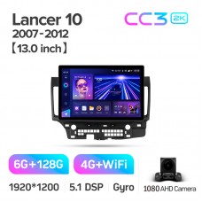 Штатна магнітола Teyes CC3 6+128 Gb Mitsubishi Lancer 10 CY 2007-2012 (A) 13" 2k Штатна магнітола Teyes CC3 6+128 Gb Mitsubishi Lancer 10 CY 2007-2012 (A) 13" 2k