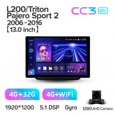 Штатна магнітола Teyes CC3 6+128 Gb Mitsubishi Pajero Sport 2 L200 Triton 2008-2016 (CAN BUS) 13" 2k (L1) Штатна магнітола Teyes CC3 6+128 Gb Mitsubishi Pajero Sport 2 L200 Triton 2008-2016 (CAN BUS) 13" 2k (L1)