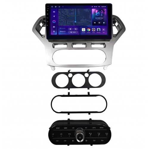 Штатна магнітола AMS MOSS M2 4+32 Gb Ford Mondeo 4 2006-2010 Full Set AT AC Silver 10" (L1)