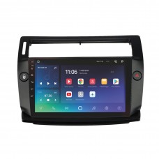 Штатна магнітола SIGMA X9464 ANDROID 10 4+64 Gb 4G DSP Citroen C4 LA LC C-Triomphe C-Quatre 2004-2014 Black 9"