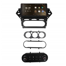 Штатна магнітола SIGMA S10464 ANDROID 12 4+64 Gb 4G DSP Ford Mondeo 4 2010-2014 Full Set AT AC Black with buttons 10" (L1)