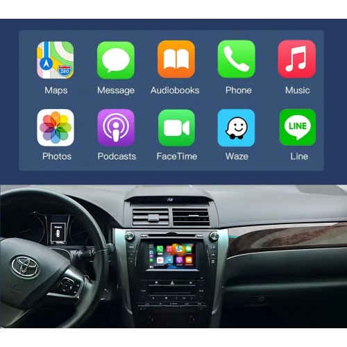 Беспроводной CarPlay и Android Auto для Toyota Camry (2014-2017) Touch2 / Entune 2.0 System.