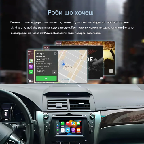 Беспроводной CarPlay и Android Auto для Toyota Camry (2014-2017) Touch2 / Entune 2.0 System.
