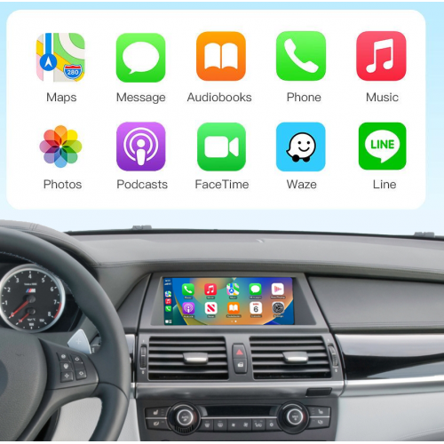 Беспроводной CarPlay та AndroidAuto для BMW X6 E71 (2009-2014) CIC System