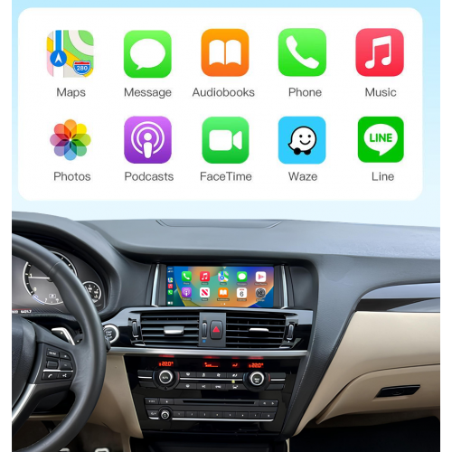 Беспроводной CarPlay та AndroidAuto для BMW X4 F26 (2014-2016) NBT System