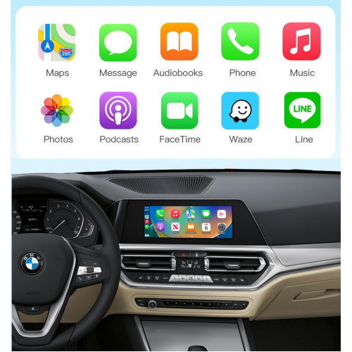Беспроводной CarPlay та AndroidAuto для BMW 4 Series G22/G23 2017+ EVO System