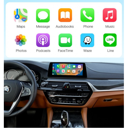 Беспроводной CarPlay та AndroidAuto для BMW 5 Series G30/G31/G38 2017+ EVO System Беспроводной CarPlay та AndroidAuto для BMW 5 Series G30/G31/G38 2017+ EVO System