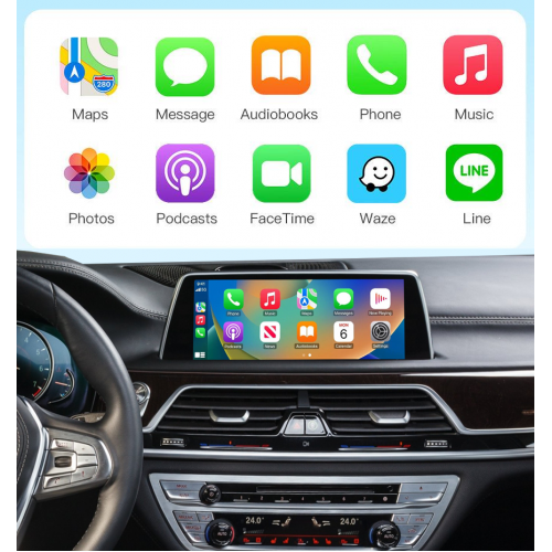 Беспроводной CarPlay та AndroidAuto для BMW 7 Series G11/G12 2017+ EVO System