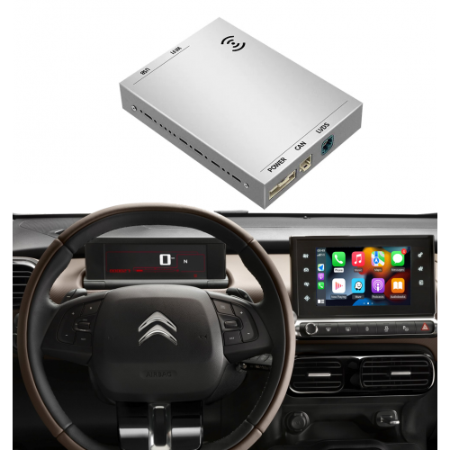 Беспроводной CarPlay та AndroidAuto для Сitroen Cactus (2014-2018) SMEG&MRN System