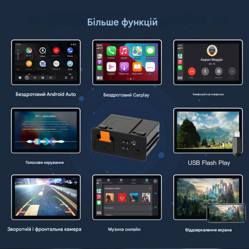 Беспроводной CarPlay та AndroidAuto для Volvo XC60 – 9" (2018-2022)